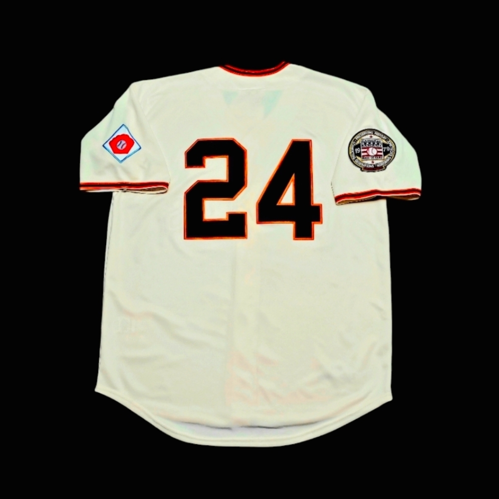 Willie Mays Jersey San Francisco Giants Stitched NEW With 1979 HOF Patch NEW🎁